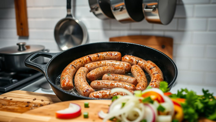 how to cook turkey sausage